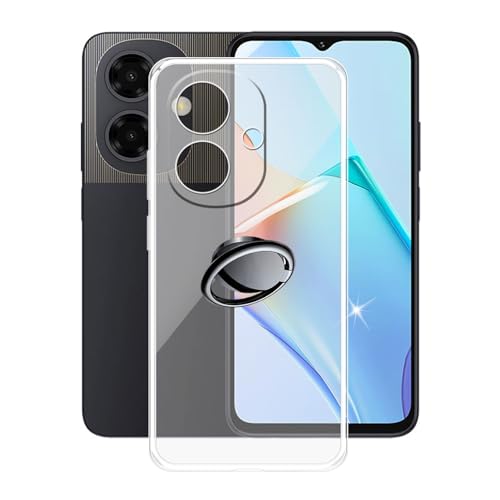AQGGIIXY Hülle für Coolpad CP12 Neo (6.56") Hüllen + Handy Ring Halter Handyhülle Stoßkasten Schale Phone Case Transparente TPU Weich Silikon Cases - SH3 von AQGGIIXY
