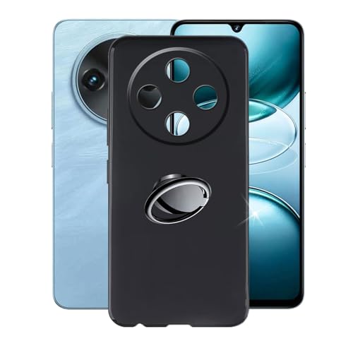 AQGGIIXY Hülle für Umidigi G100 5G (6.90") Hüllen + Handy Ring Halter Handyhülle Stoßkasten Schale Phone Case Black TPU Weich Silikon Cases von AQGGIIXY