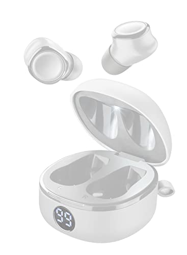 AQL Evade 2 | In-Ear-Bluetooth-Kopfhörer mit Ladehülle - 30 Stunden Spielzeit - Aufladen in 1,5 Stunden - Weiß von AQL AUDIO QUALITY LAB