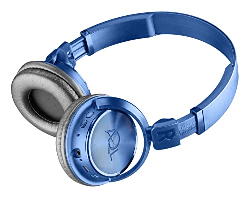 AQL Helios | Bluetooth-Kopfhörer | Universelle Bluetooth-Kopfhörer mit ultraleichten Klapppavillons – eingebautes Mikrofon – 450-mAh-Akku, 8 Stunden Laufzeit, 2 Stunden Ladezeit – Blau von AQL AUDIO QUALITY LAB