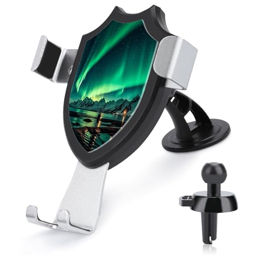 AQRJLPM Dark Northern Lights Handyhalterung fürs Auto, Freisprecheinrichtung für Armaturenbrett, Windschutzscheibe, Lüftungsschlitz, Metallhaken, Handy-Halterung für alle Smartphones und Automodelle AQRJLPM Dark Northern Lights Handyhalterung fürs Auto, Freisprecheinrichtung für Armaturenbrett, Windschutzscheibe, Lüftungsschlitz, Metallhaken, Handy-Halterung für alle Smartphones und Automodelle von AQRJLPM