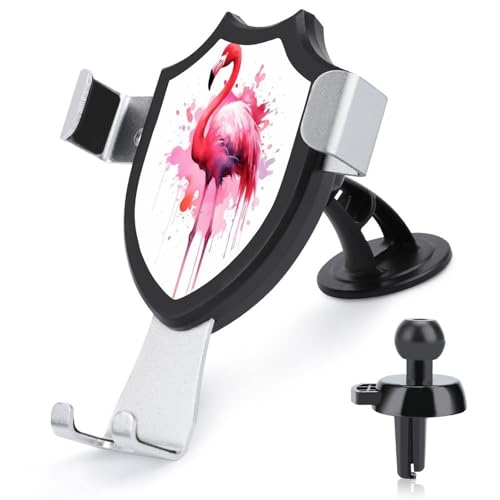 AQRJLPM Flamingo Aquarell Handyhalterung fürs Auto, Freisprecheinrichtung für Armaturenbrett, Windschutzscheibe, Lüftungsschlitz, Metallhaken, Handy-Halterung für alle Smartphones und Automodelle AQRJLPM Flamingo Aquarell Handyhalterung fürs Auto, Freisprecheinrichtung für Armaturenbrett, Windschutzscheibe, Lüftungsschlitz, Metallhaken, Handy-Halterung für alle Smartphones und Automodelle von AQRJLPM