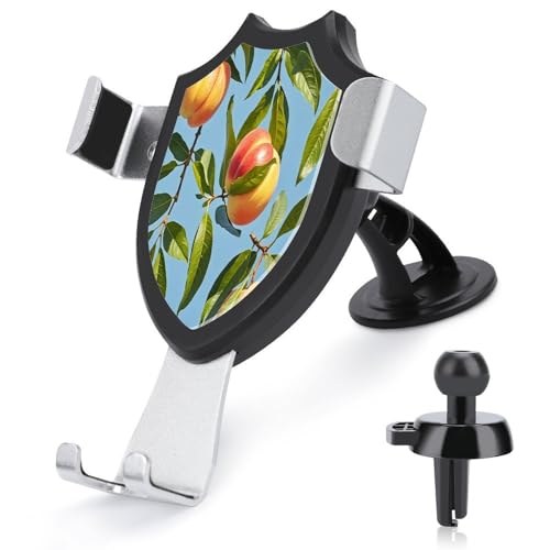 AQRJLPM Handyhalter mit Pfirsichblättern, für Armaturenbrett, Windschutzscheibe, Lüftungsschlitz, Metallhaken, Handy-Halterung für alle Smartphones und Automodelle AQRJLPM Handyhalter mit Pfirsichblättern, für Armaturenbrett, Windschutzscheibe, Lüftungsschlitz, Metallhaken, Handy-Halterung für alle Smartphones und Automodelle von AQRJLPM