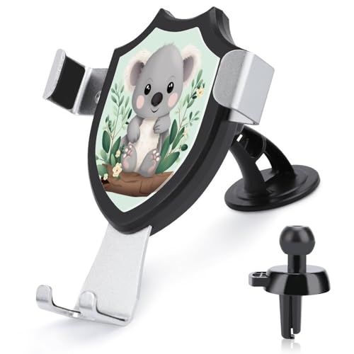 AQRJLPM Koala Handyhalterung fürs Auto, Freisprecheinrichtung für Armaturenbrett, Windschutzscheibe, Lüftungsschlitz, Metallhaken, Handy-Halterung für alle Smartphones und Automodelle AQRJLPM Koala Handyhalterung fürs Auto, Freisprecheinrichtung für Armaturenbrett, Windschutzscheibe, Lüftungsschlitz, Metallhaken, Handy-Halterung für alle Smartphones und Automodelle von AQRJLPM