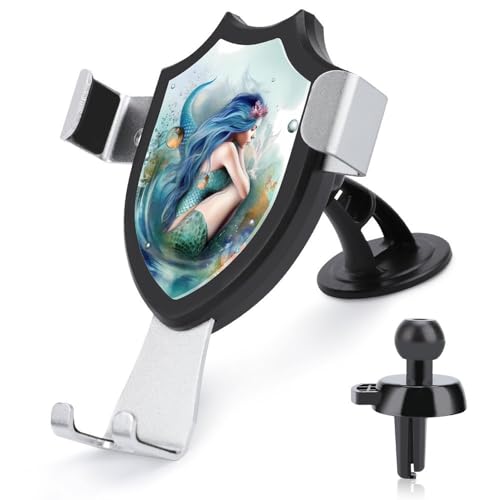 AQRJLPM Mermaid Handyhalterung fürs Auto, Freisprecheinrichtung für Armaturenbrett, Windschutzscheibe, Lüftungsschlitz, Metallhaken, Handy-Halterung für alle Smartphones und Automodelle AQRJLPM Mermaid Handyhalterung fürs Auto, Freisprecheinrichtung für Armaturenbrett, Windschutzscheibe, Lüftungsschlitz, Metallhaken, Handy-Halterung für alle Smartphones und Automodelle von AQRJLPM