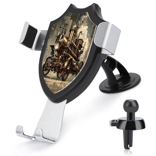 AQRJLPM Steampunk-Stil Handyhalterung fürs Auto, Freisprecheinrichtung für Armaturenbrett, Windschutzscheibe, Lüftungsschlitz, Metallhaken, Handy-Halterung für alle Smartphones und Automodelle AQRJLPM Steampunk-Stil Handyhalterung fürs Auto, Freisprecheinrichtung für Armaturenbrett, Windschutzscheibe, Lüftungsschlitz, Metallhaken, Handy-Halterung für alle Smartphones und Automodelle von AQRJLPM