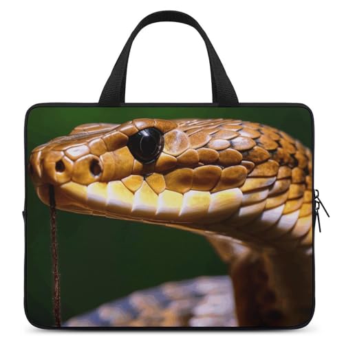 Cobra Snake Laptoptasche, strapazierfähig, wasserabweisend, Notebook-Tasche für Computer oder Tablet Cobra Snake Laptoptasche, strapazierfähig, wasserabweisend, Notebook-Tasche für Computer oder Tablet von AQRJLPM