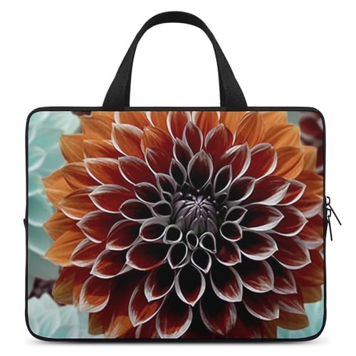 Dahlia Laptoptasche mit Blumenmuster, strapazierfähig, wasserabweisend, Notebook-Tasche für Computer oder Tablet Dahlia Laptoptasche mit Blumenmuster, strapazierfähig, wasserabweisend, Notebook-Tasche für Computer oder Tablet von AQRJLPM