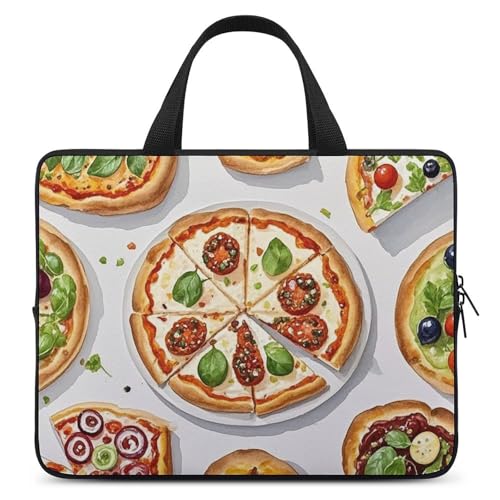 Different Pizzas Laptoptasche, strapazierfähig, wasserabweisend, Notebook-Tasche für Computer oder Tablet Different Pizzas Laptoptasche, strapazierfähig, wasserabweisend, Notebook-Tasche für Computer oder Tablet von AQRJLPM