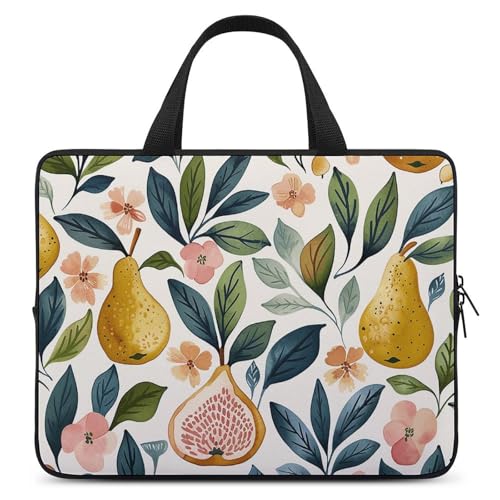 Figs and Pears Laptoptasche, strapazierfähig, wasserabweisend, Notebook-Tasche für Computer oder Tablet Figs and Pears Laptoptasche, strapazierfähig, wasserabweisend, Notebook-Tasche für Computer oder Tablet von AQRJLPM