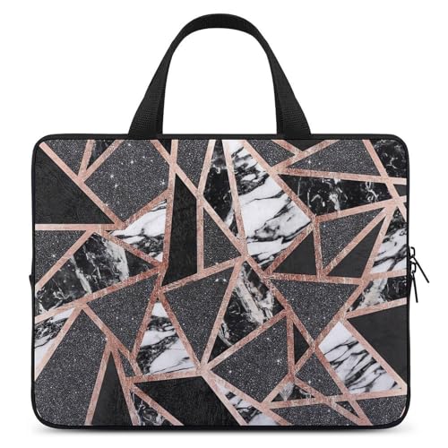 Laptoptasche aus rotgoldenem Marmor, langlebig, wasserabweisend, Notebook-Tasche für Computer oder Tablet Laptoptasche aus rotgoldenem Marmor, langlebig, wasserabweisend, Notebook-Tasche für Computer oder Tablet von AQRJLPM