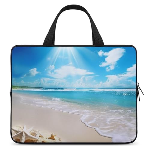 Laptoptasche für den Sommer, Strand, langlebig, wasserabweisend, Notebook-Tasche für Computer oder Tablet Laptoptasche für den Sommer, Strand, langlebig, wasserabweisend, Notebook-Tasche für Computer oder Tablet von AQRJLPM