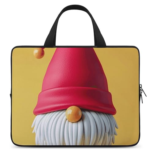 Laptoptasche mit niedlichem Zwergenhut, langlebig, wasserabweisend, Notebook-Tasche für Computer oder Tablet Laptoptasche mit niedlichem Zwergenhut, langlebig, wasserabweisend, Notebook-Tasche für Computer oder Tablet von AQRJLPM