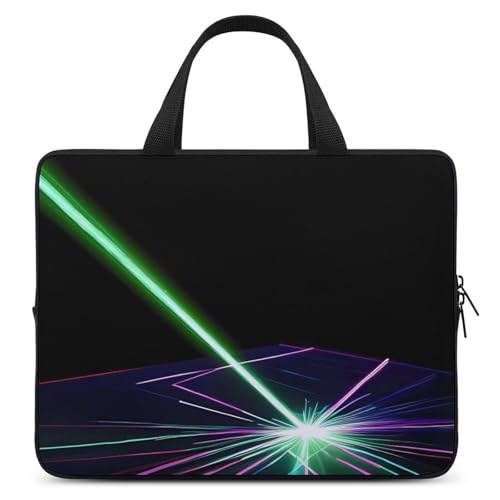 Laser-Lichter-Laptop-Tasche, langlebig, wasserabweisend, Notebook-Tasche für Computer oder Tablet Laser-Lichter-Laptop-Tasche, langlebig, wasserabweisend, Notebook-Tasche für Computer oder Tablet von AQRJLPM