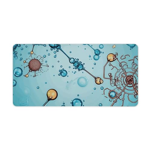 Mauspad, Abstraktion, Biologie, Chemie, groß, rutschfest, für Büro, Schreibtisch, große Computer- und Laptop-Matte, Laptop-Schutz, Schreibblöcke für Büro, Zuhause, 30,5 x 61 cm Mauspad, Abstraktion, Biologie, Chemie, groß, rutschfest, für Büro, Schreibtisch, große Computer- und Laptop-Matte, Laptop-Schutz, Schreibblöcke für Büro, Zuhause, 30,5 x 61 cm von AQRJLPM