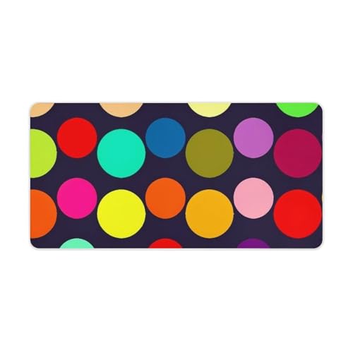 Mauspad mit schönen Punkten, groß, rutschfest, für Büro, Schreibtisch, große Computer- und Laptop-Matte, Laptop-Schutz, Schreibblöcke für Büro, Zuhause, 30,5 x 61 cm Mauspad mit schönen Punkten, groß, rutschfest, für Büro, Schreibtisch, große Computer- und Laptop-Matte, Laptop-Schutz, Schreibblöcke für Büro, Zuhause, 30,5 x 61 cm von AQRJLPM