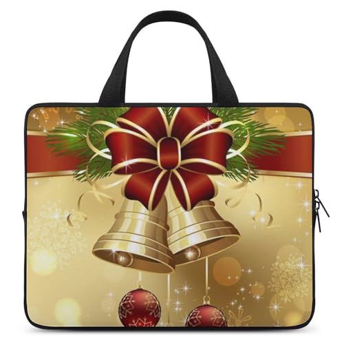 Merry Christmas Laptoptasche, strapazierfähig, wasserabweisend, Notebook-Tasche für Computer oder Tablet Merry Christmas Laptoptasche, strapazierfähig, wasserabweisend, Notebook-Tasche für Computer oder Tablet von AQRJLPM