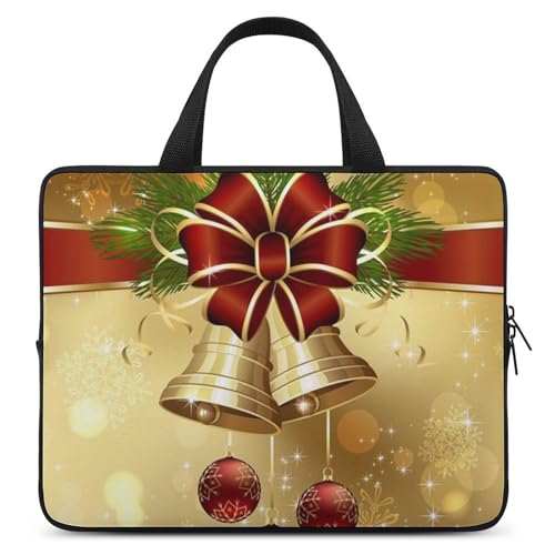 Merry Christmas Laptoptasche, strapazierfähig, wasserabweisend, Notebook-Tasche für Computer oder Tablet Merry Christmas Laptoptasche, strapazierfähig, wasserabweisend, Notebook-Tasche für Computer oder Tablet von AQRJLPM