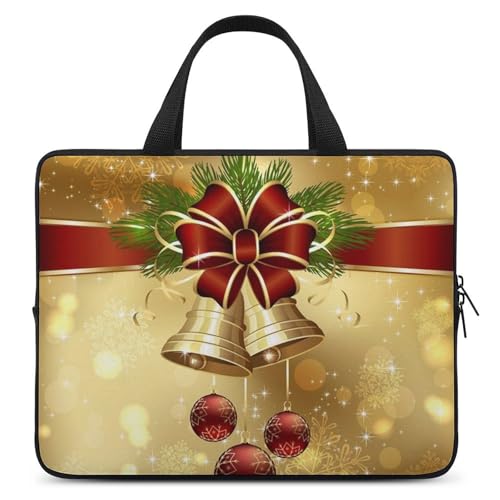Merry Christmas Laptoptasche, strapazierfähig, wasserabweisend, Notebook-Tasche für Computer oder Tablet Merry Christmas Laptoptasche, strapazierfähig, wasserabweisend, Notebook-Tasche für Computer oder Tablet von AQRJLPM