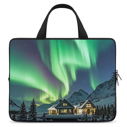 Northern Lights Laptoptasche, strapazierfähig, wasserabweisend, Notebook-Tasche für Computer oder Tablet Northern Lights Laptoptasche, strapazierfähig, wasserabweisend, Notebook-Tasche für Computer oder Tablet von AQRJLPM