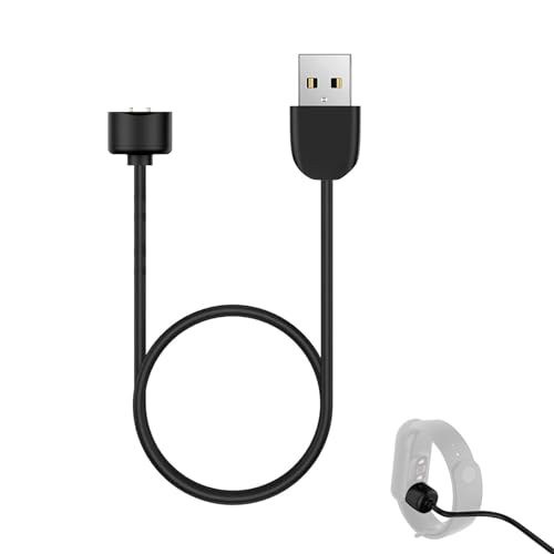 AQSQWQ Magnetische Ladegerät Kompatibel für Xiao-mi Mi Band 7 6 5, USB Ladekabel Kabel, Ladestation-Ersatz für Mi Band 5, Mi Band 6, Mi Band 7, 1,31ft 40cm - Schwarz AQSQWQ Magnetische Ladegerät Kompatibel für Xiao-mi Mi Band 7 6 5, USB Ladekabel Kabel, Ladestation-Ersatz für Mi Band 5, Mi Band 6, Mi Band 7, 1,31ft 40cm - Schwarz von AQSQWQ