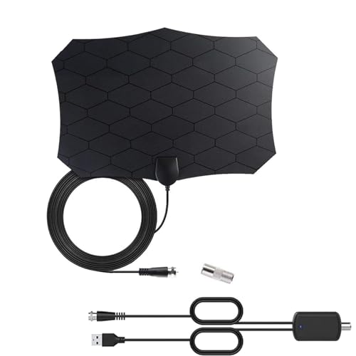 DVB-T/DVB-T2 Antenne mit Verstärker, TV Antenne Digital, HDTV Zimmerantenne für Fernseher, 4K 1080P Ultra HD Digital Antenna Indoor für alle Herkömmlichen und HD Fernseher DVB-T/DVB-T2 Antenne mit Verstärker, TV Antenne Digital, HDTV Zimmerantenne für Fernseher, 4K 1080P Ultra HD Digital Antenna Indoor für alle Herkömmlichen und HD Fernseher von AQSQWQ