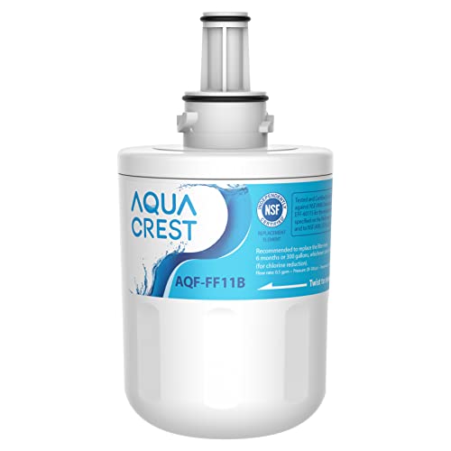 AQUA CREST DA29-00003G Kühschrank Wasserfilter, Kompatibel mit Samsung AquaPure Plus DA29-00003G, DA29-00003B, DA29-00003A, DA97-06317A, HAFCU1/XAA, HAFIN2/EXP (1) von AQUA CREST