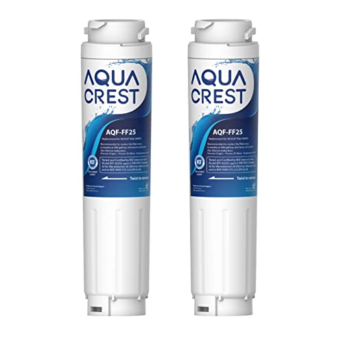 AQUACREST 644845 Wasserfilter Kühlschrank Siemens, Ersatz für Bosch Ultra Clarity Wasserfilter 644845, Kompatibel mit Siemens Bosch Neff 740560 9000077104 (2) von AQUA CREST