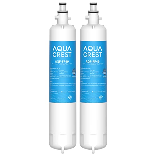 AQUACREST 847200 Kühlschrank Wasserfilter Ersatz für Fisher & Paykel 847200; RS9120W Activesmart Integrated; RF522ADUX5; RF610, RF605Q, RS9120, RF522, RS90A, RS36 (2) von AQUA CREST
