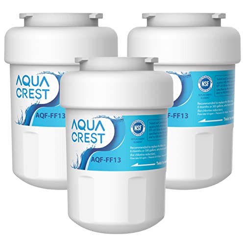 AQUACREST MWF Kühlschrank Wasserfilter, Ersatz für GE® SmartWater MWF MWFA MWFP GWF GWFA GWF01 101057A 101300A, Sears/Kenmore 9991 46-9991 9996 9905(3) von AQUA CREST