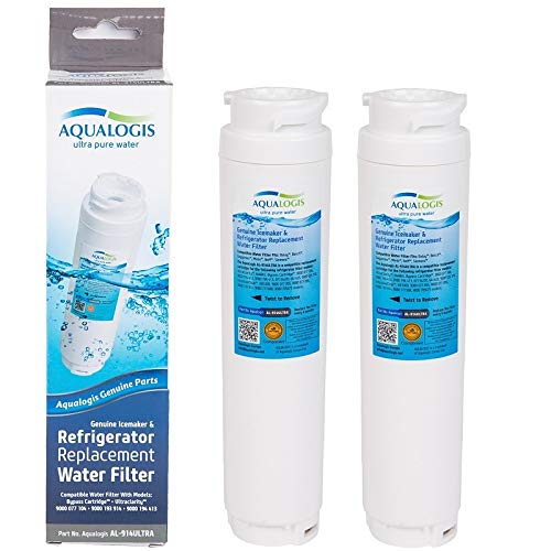 Aqualogis Kühlschrank Wasserfilter Ersatz kompatibel mit Bosch UltraClarity 644845, für Siemens 740560 / 00740560 / 9000194412 / REPLFLTR10 / Bypass Cartridge 2pk von AQUALOGIS ultra pure water