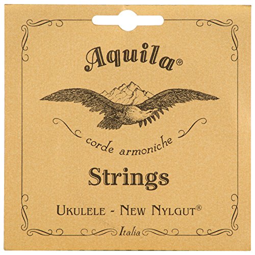 Aquila AQ U NN 28U New Nylgut BanjoUke Set (GCEA, high-G, 3rd C Rot String) von AQUILA CORDE ARMONICHE
