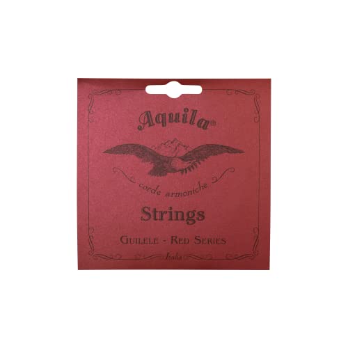 Aquila Set cordes guitalele e-a-d-G-B-E Red Serie von AQUILA CORDE ARMONICHE