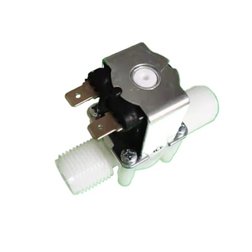 AQXYYWEI Wassermagnetventil for Ventil, 1/2 Zoll x 1/2 Zoll Gewinde, Luft-/Wassereinlass, normalerweise geschlossen, Waschmaschine for Ventil, 12 V/24 V/110 V/220 V(12V) von AQXYYWEI