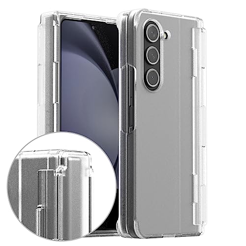 araree Nukin 360 Schutzhülle für Samsung Galaxy Z Fold 5 mit Scharnierschutz, leicht, Ganzkörper-Schutzhülle, harte PC-Hülle, entworfen für Samsung Galaxy Z Fold 5 5G (2023), transparent matt von ARAREE