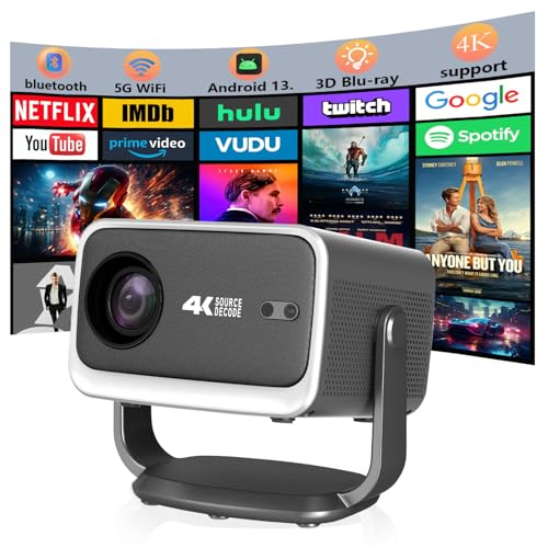 ARASO Gimbal im neuesten Stil, 360 ° WLAN, Bluetooth, Autofokus, HDR 10, Android TV 13, 3D-Stereo-Videoprojektor und automatische Leiter für intelligentes tragbares Kino ARASO Gimbal im neuesten Stil, 360 ° WLAN, Bluetooth, Autofokus, HDR 10, Android TV 13, 3D-Stereo-Videoprojektor und automatische Leiter für intelligentes tragbares Kino von ARASO
