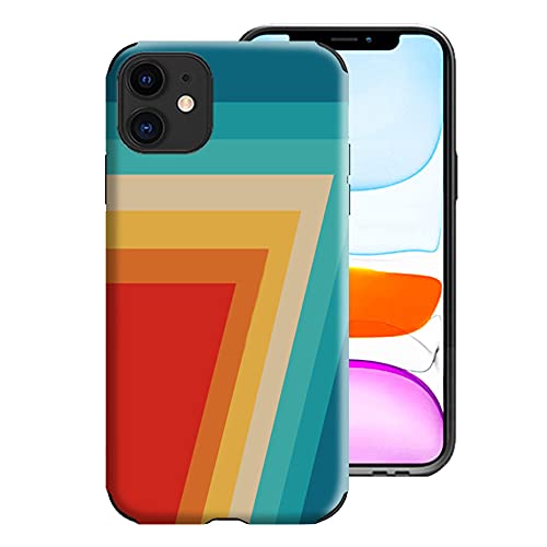 ÁRBOLORO Hülle für iPhone 12 Pro MAX, Regenbogen Spleißen TPU Leder Silicone Anti-Shock Stoßstange Handyhülle Case Hülle für iPhone 12 Pro MAX, Regenbogen-7 von ÁRBOLORO