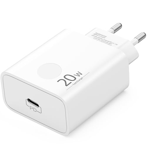 ARCCRA USB C Ladegerät, 20 W USB-C Power Adapter mit PD3.0, USB C Netzteil, USB C Stecker, Typ-C Schnellladegerät, Kompatibel mit Handys (z.B. iPhone, Samsung Galaxy, Google Pixel), Tablets und Mehr von ARCCRA