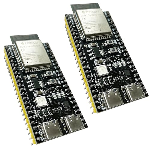 ARCELI 2PCS ESP32-S3 WROOM-1-N16R8 ESP32-S3-DevKitC-1 Entwicklung Boards mit WiFi, Bluetooth 5.0 für Arduino von ARCELI