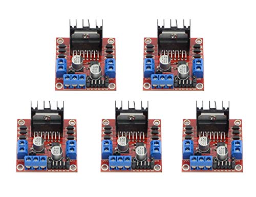 ARCELI 5 STÜCKE L298N Motor Drive Controller Board Modul Dual H Brücke DC Schrittmodul für Arduino von ARCELI