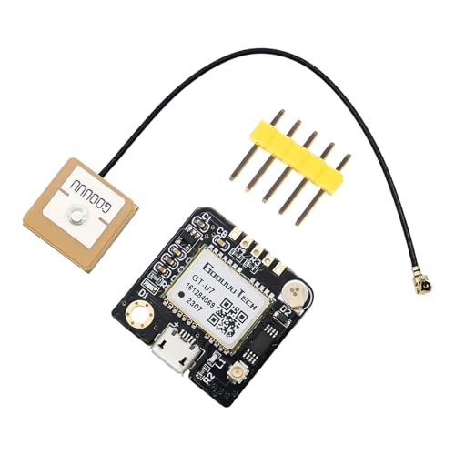 ARCELI GT-U7 GPS Modul, Kleiner GPS Empfänger Niedriger, Stromverbrauch Hohe Empfindlichkeit mit IPEX-Antenne Kompatibel mit NEO-6M für 51 Mikrocontroller STM32 Arduino von ARCELI