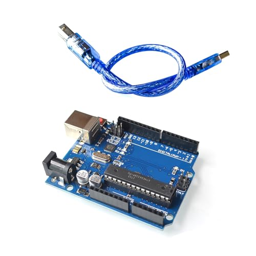 ARCELI MEGA328P Entwicklungsboard, 32 KB Flash, 3X Timer, 1x SPI, 16U2 Mikrocontroller Board mit USB Kabel Kompatibel mit Arduino IDE von ARCELI