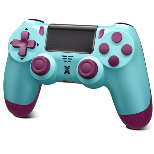 ARCELI Wireless Controller, Upgraded Controller Wireless for PS-4/Slim/PC, Bluetooth Gamepad Joystick with Dual Vibration/Touch Panel/ 3.5mm Audio Jack(Blue) von ARCELI