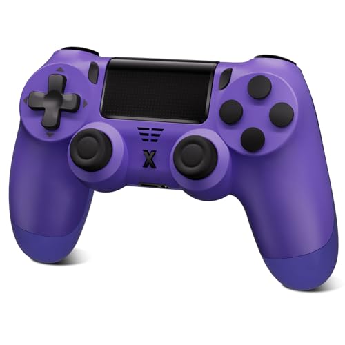 ARCELI Wireless Controller, Upgraded Controller Wireless for PS-4/Slim/PC, Bluetooth Gamepad Joystick with Dual Vibration/Touch Panel/ 3.5mm Audio Jack(Purple) von ARCELI