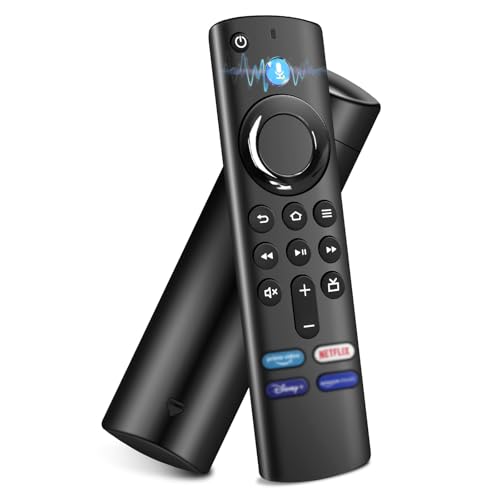 Ersatz-Sprachfernbedienung (3. Gen) mit Sprachfunktion für AMZ Smart TV (2nd Gen/3rd Gen/Lite/HD), für AMZ F-ire TV Cube(2nd Gen/3rd Gen), Mit Lautstärketasten, EIN/Aus-Taste von ARCELI