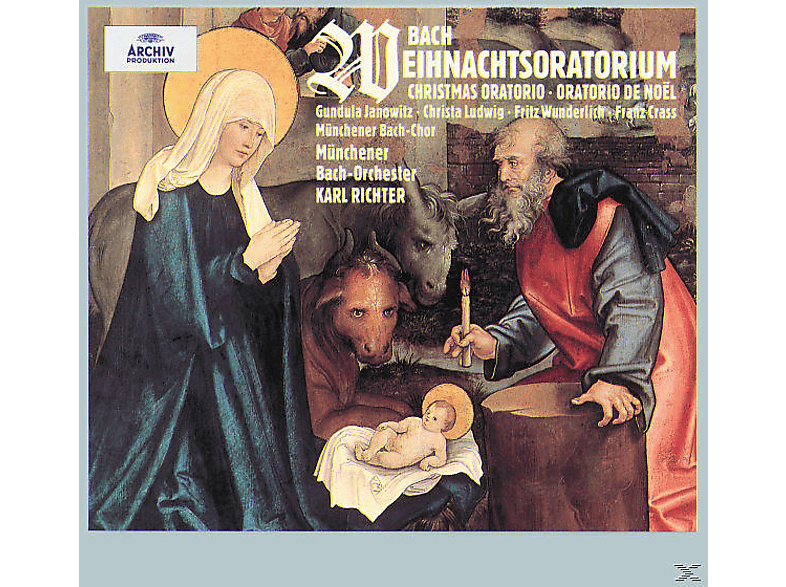 Janowitz/Ludwig/Wunderlich/Richter/MBO/+ - Weihnachts-Oratorium (Ga) (CD) von ARCHIV PRO