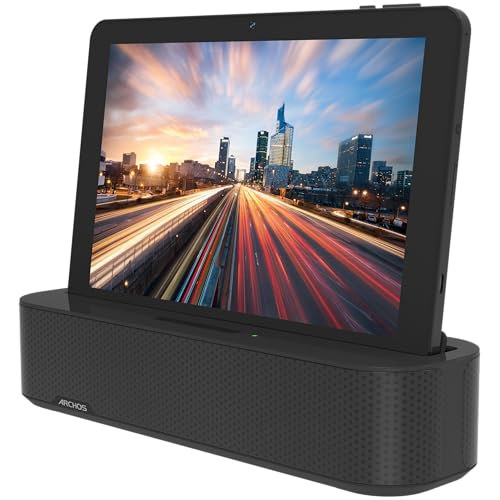 Touch-Tablet ARCHOS A101 OXYGENE ULTRA 4G FHD 10,1 RAM 4 GB 64 GB Schwarz + Bluetooth-Station 360°-Sound und Aufladen von ARCHOS