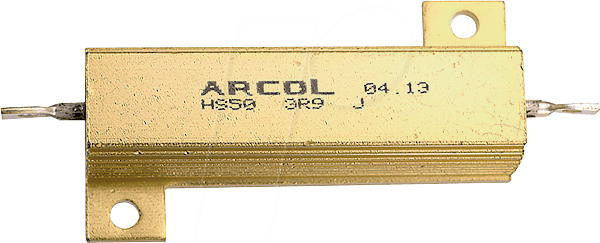 ARC HS50 220R F - Drahtwiderstand, axial, 50 W, 220 Ohm, 1% von ARCOL
