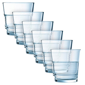 ARCOROC Trinkgläser Spirale FB20 200,0 ml, 6 St. von ARCOROC