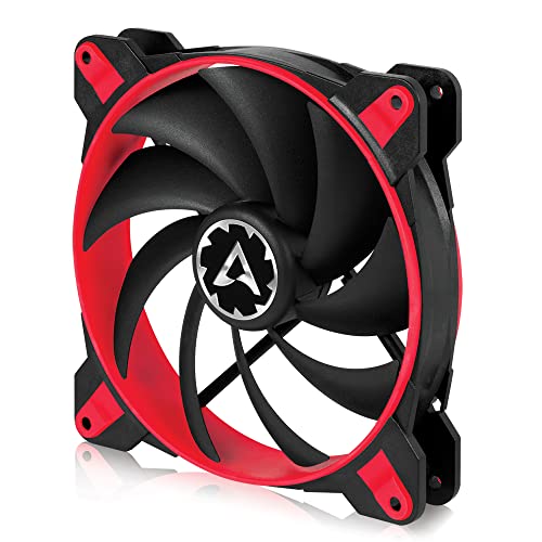 ARCTIC BioniX F140-140 mm Gaming Gehäuse-Lüfter mit PWM PST, Case Fan mit PST-Anschluss (PWM Sharing Technology), Reguliert RPM synchron, 200-1800 U/min. - Rot von ARCTIC